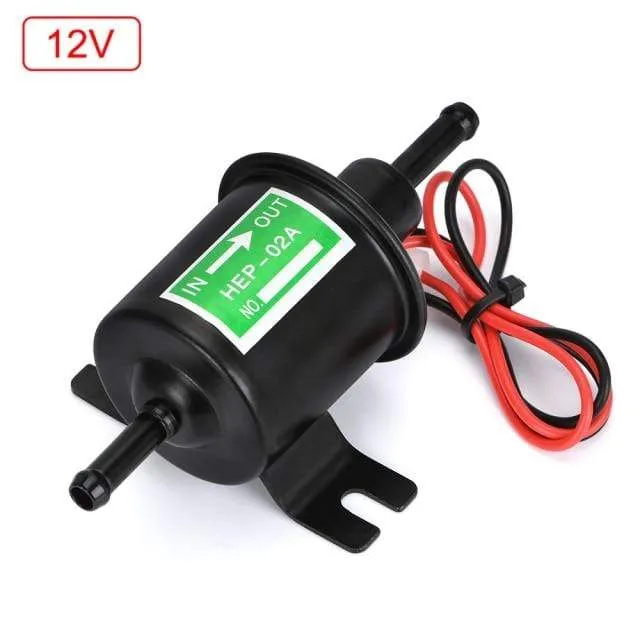 12V / 24V Electric Fuel Pump Low Pressure Bolt Fixing Wire Diesel Petrol HEP-02A For Car Carburetor Motorcycle ATV