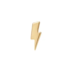 14k Lightning Bolt Stud