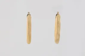 14k Yellow Gold Hoop Earrings (5.00g.)