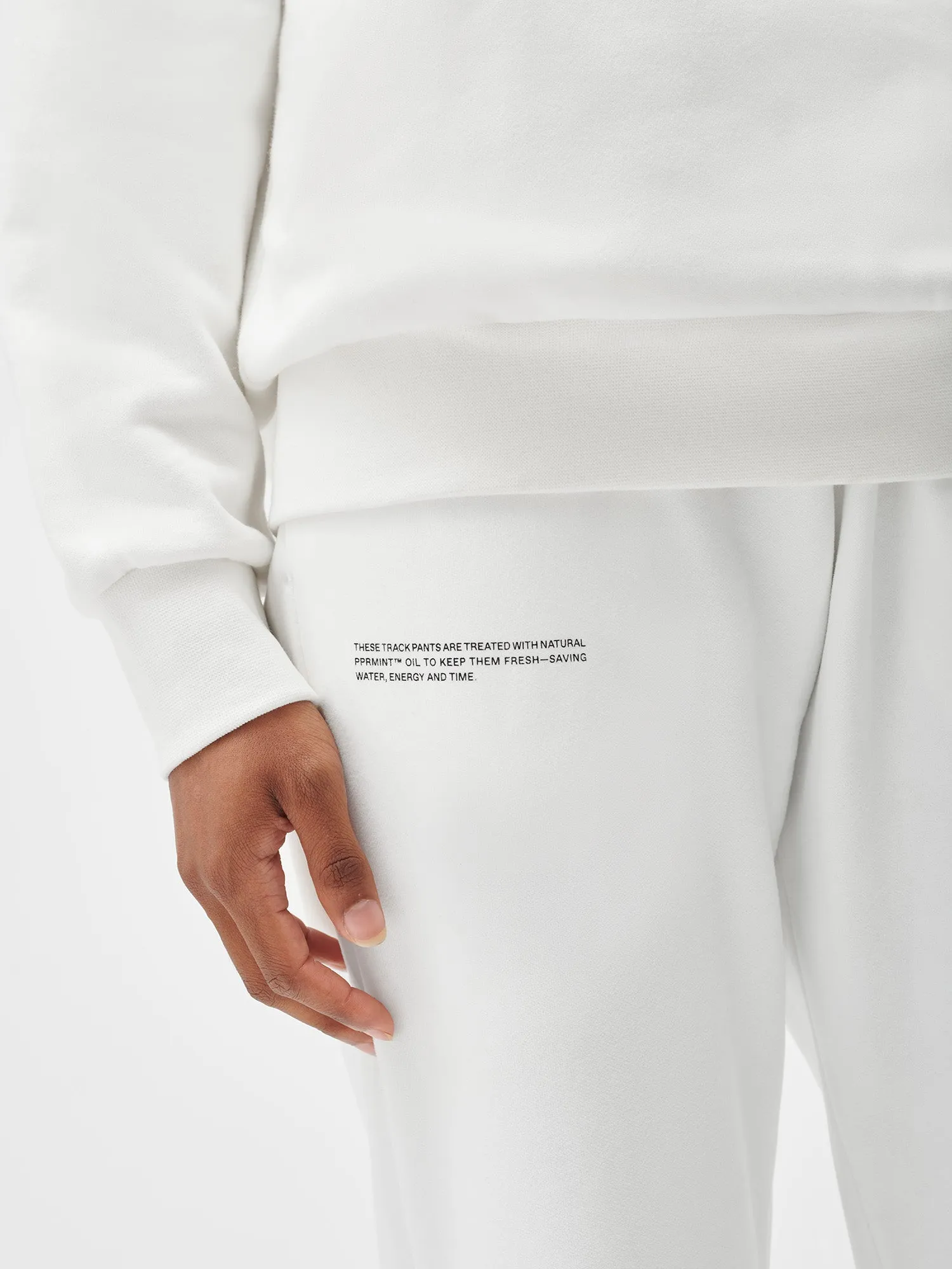 365 Midweight Track Pants—off-white