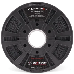 3DXTech CarbonX ASA   CF15 (Carbon Fiber Reinforced) Filament 1.75mm