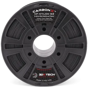 3DXTech CarbonX PA6 CF GEN 3 [CARBON FIBER NYLON] Filament 1.75mm