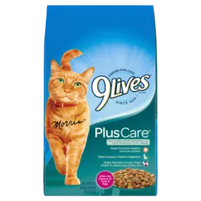 9 Lives Plus Care Formula Dry Cat Food