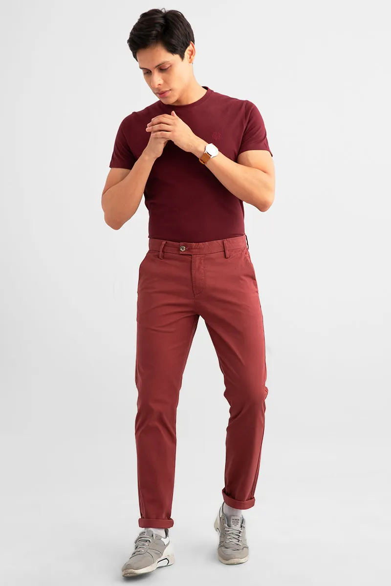 All-Day Brick Red  Chino