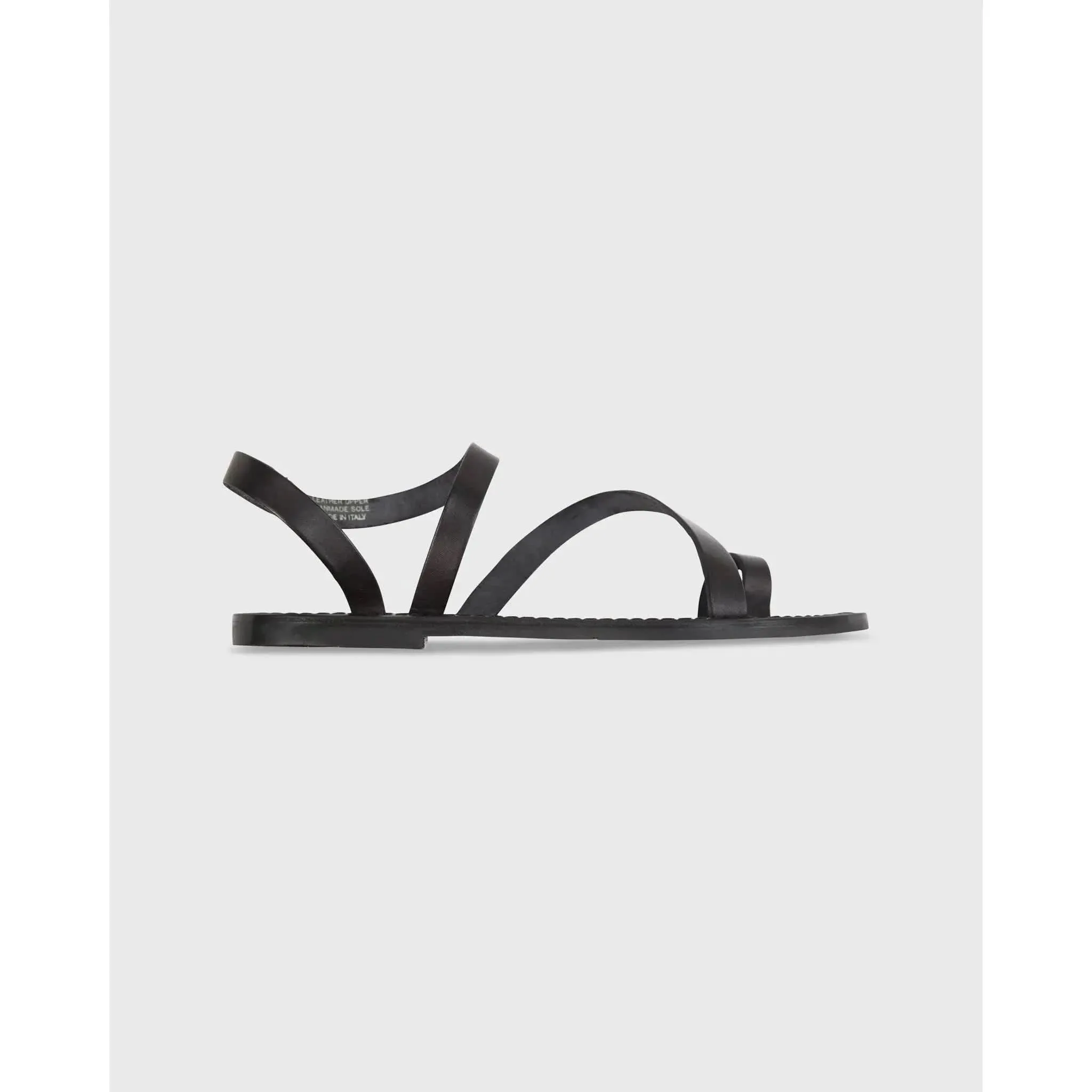 Ann Mashburn Diagonal Strap Sandal Black