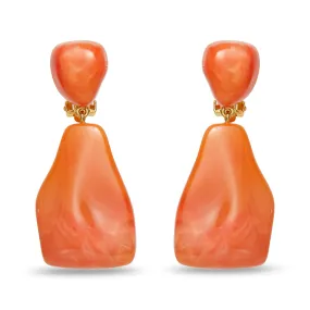 APRICOT WILMA DROP EARRINGS