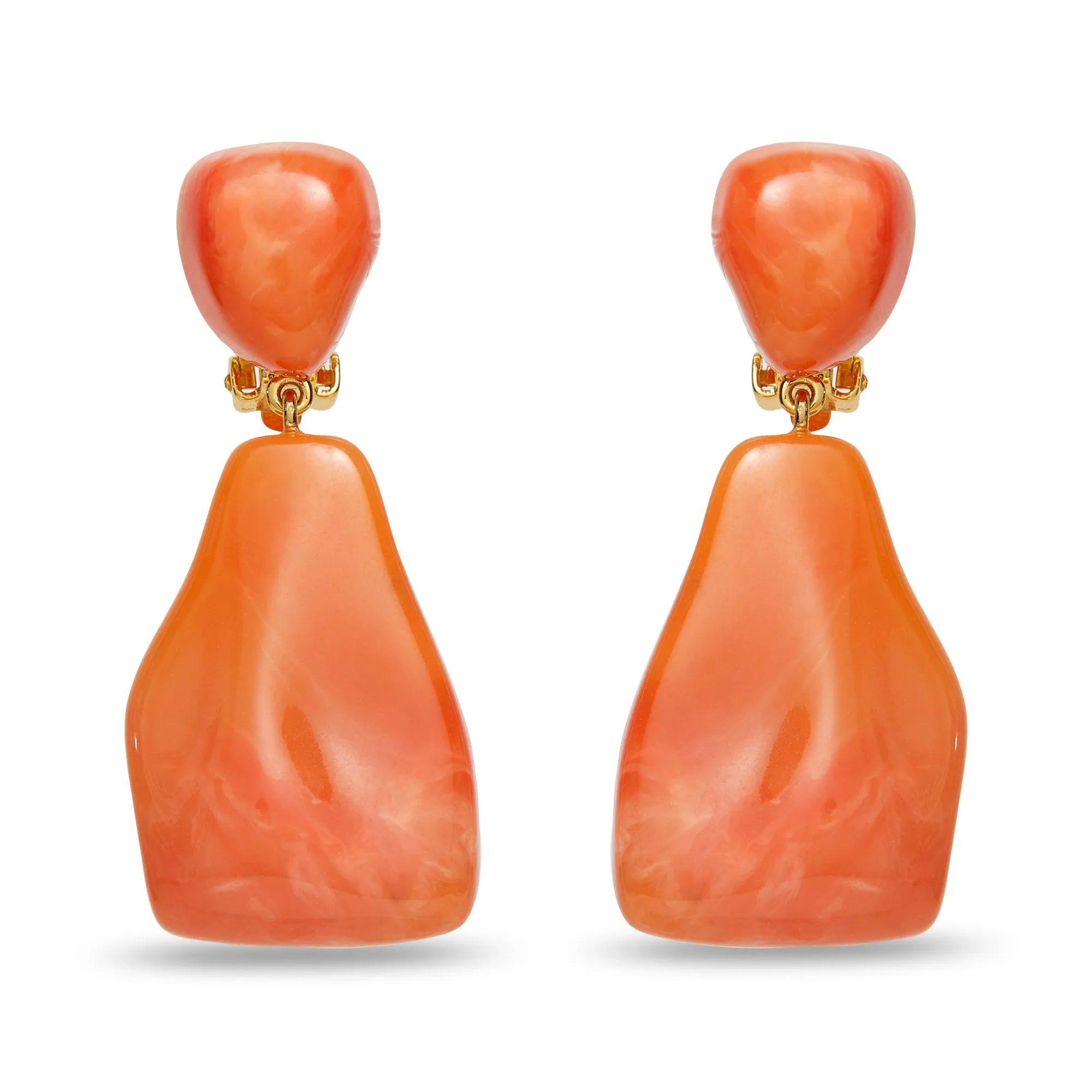 APRICOT WILMA DROP EARRINGS