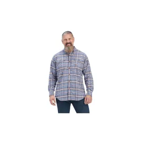 Ariat Rebar Flannel DuraStretch Work Shirt Long Sleeve Alloy Grey