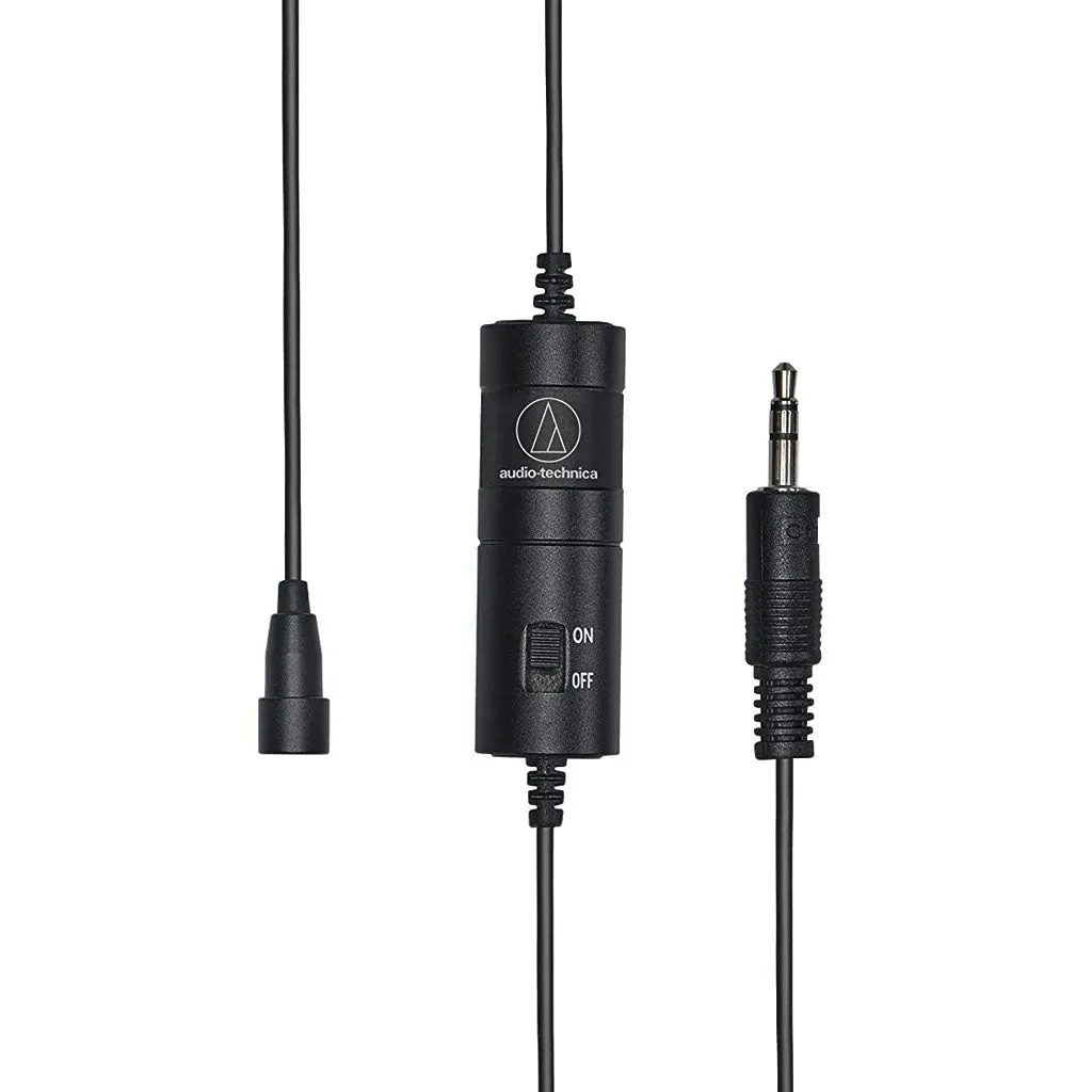 Audio-Technica ATR3350xiS Omnidirectional Condenser Lavalier Microphone