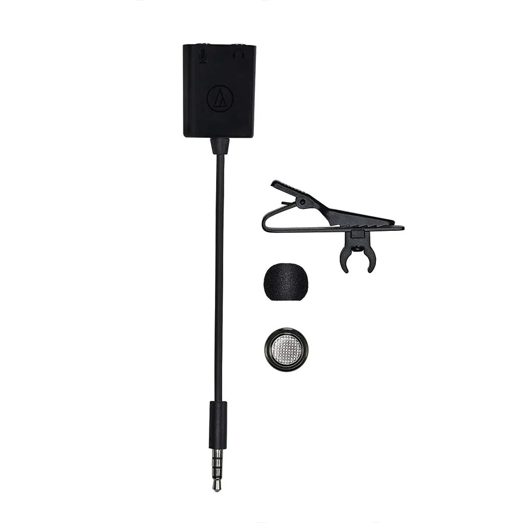 Audio-Technica ATR3350xiS Omnidirectional Condenser Lavalier Microphone