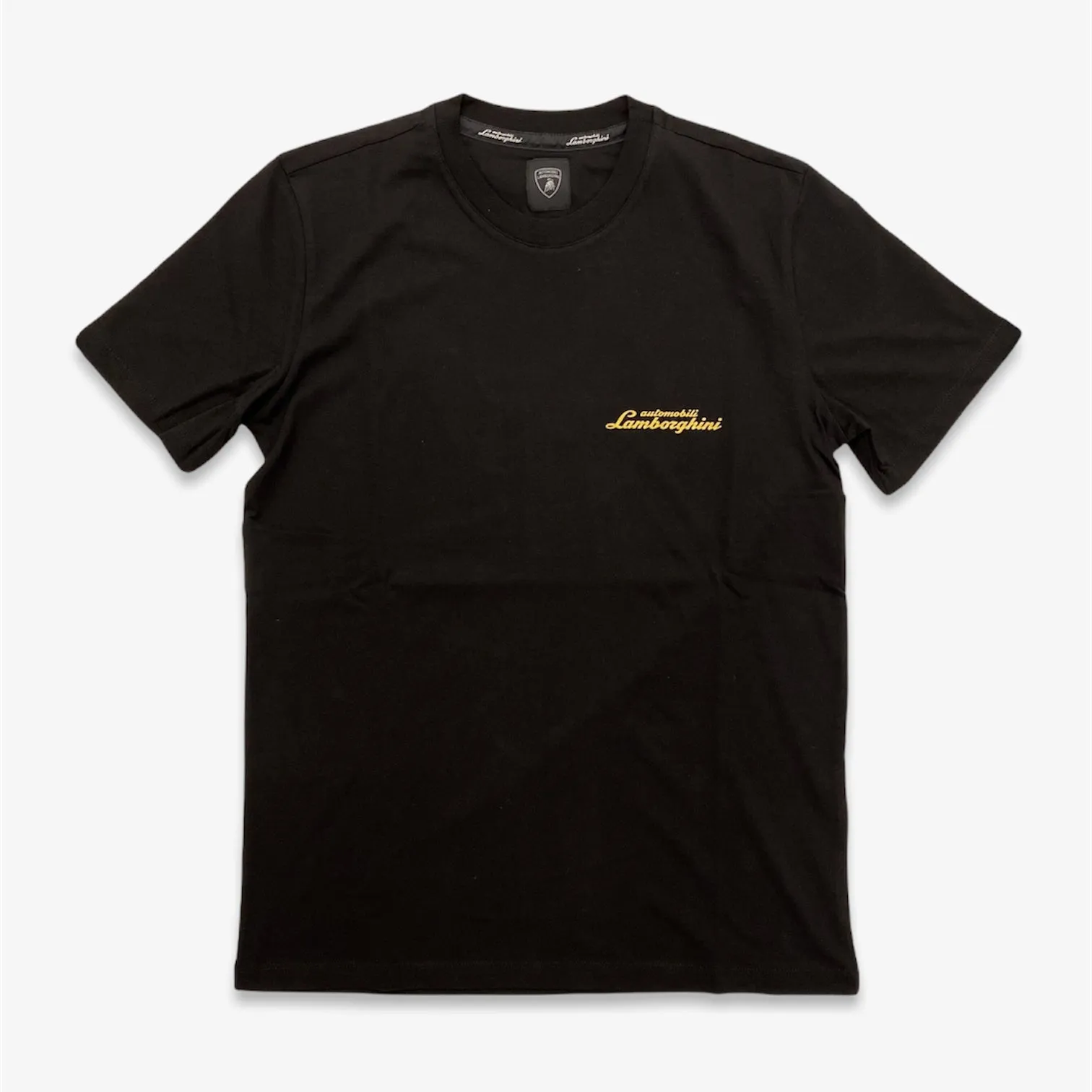 Automobili Lamborghini Back Logo Tee Black