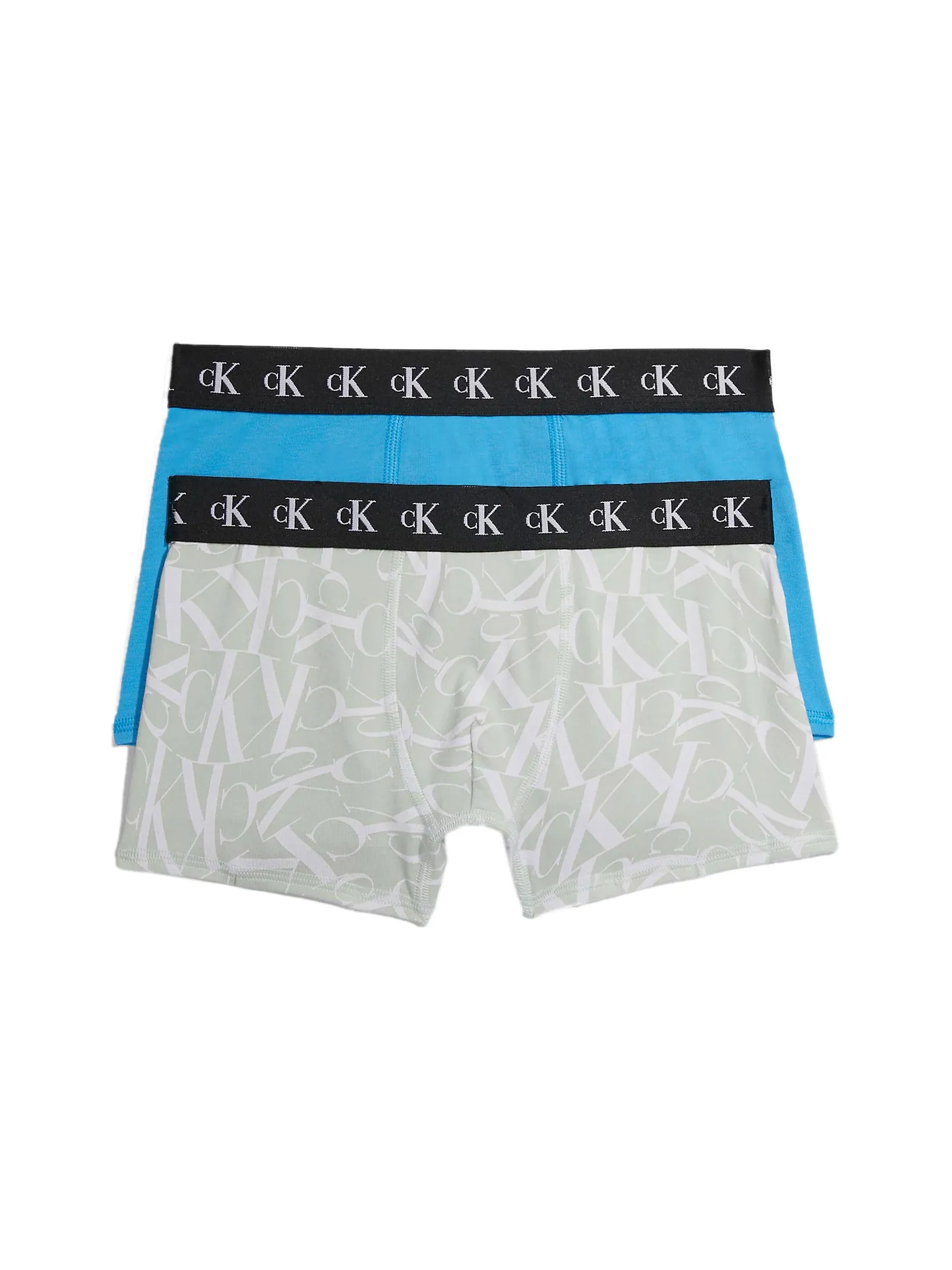 Calvin Klein Boys CK One Warped Print Trunk - 2 Pack