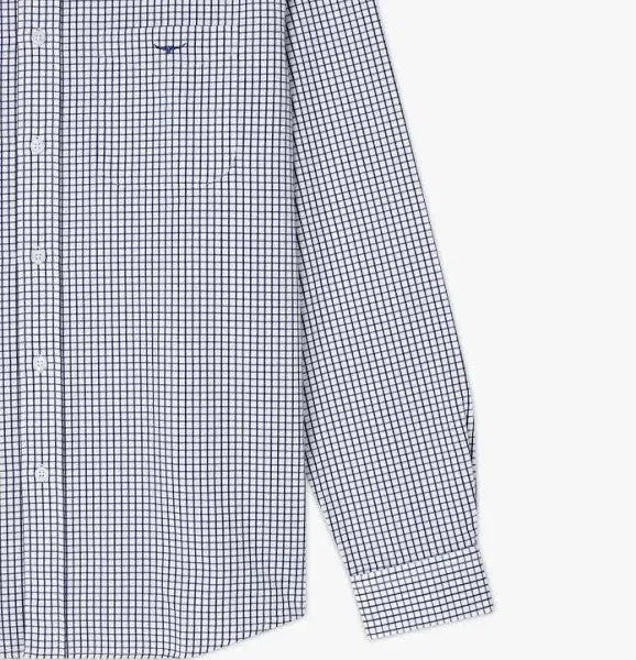 Collins Shirt - Check - Navy/White