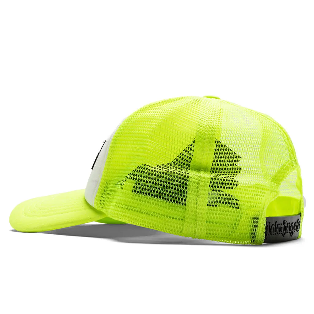 Curved Logo Trucker - Yellow/Flu