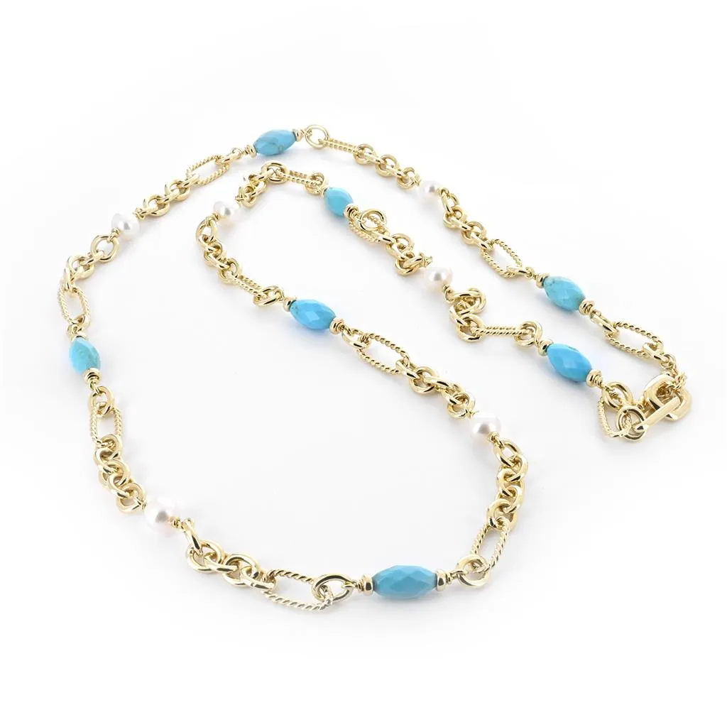 David Yurman | Turquoise Chain Necklace