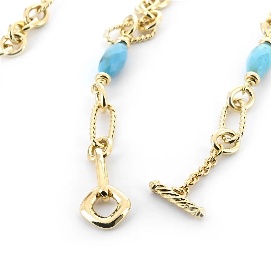 David Yurman | Turquoise Chain Necklace