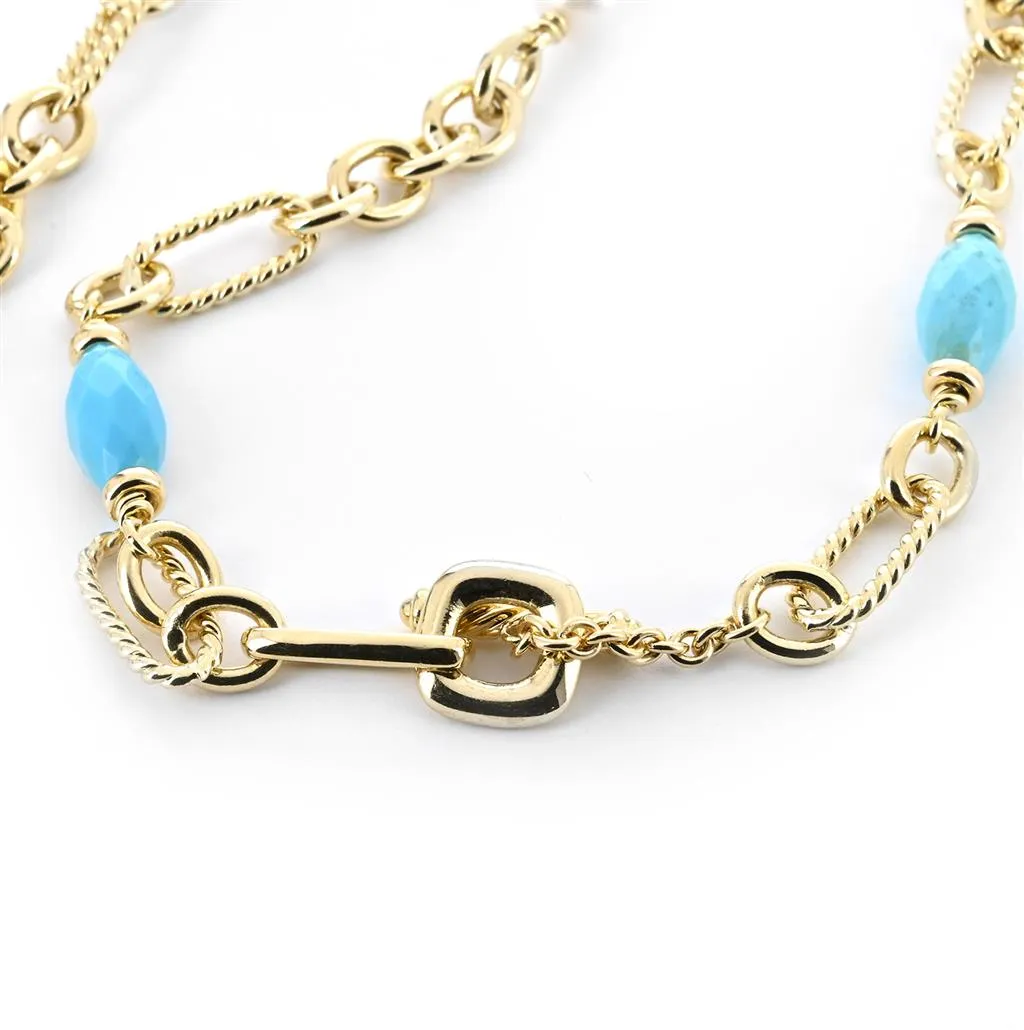 David Yurman | Turquoise Chain Necklace