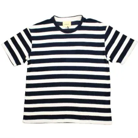 De Bonne Facture - Relaxed T-shirt - Navy & Ecru