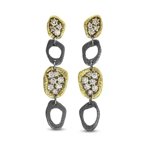 Dew Pond Diamond Dangle Earrings