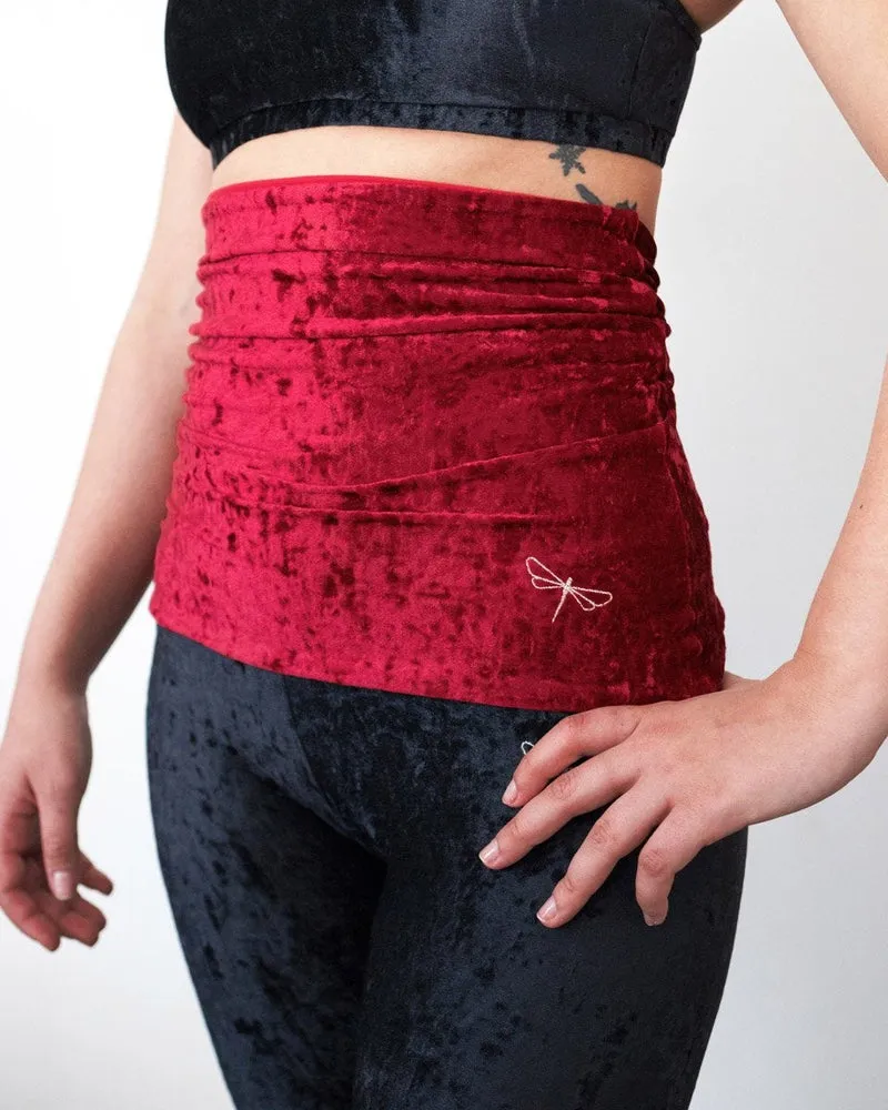 Dragonfly Back Warmer - Velvet Red