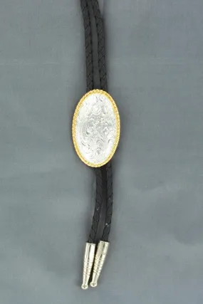 Engraved Western Bolo Tie