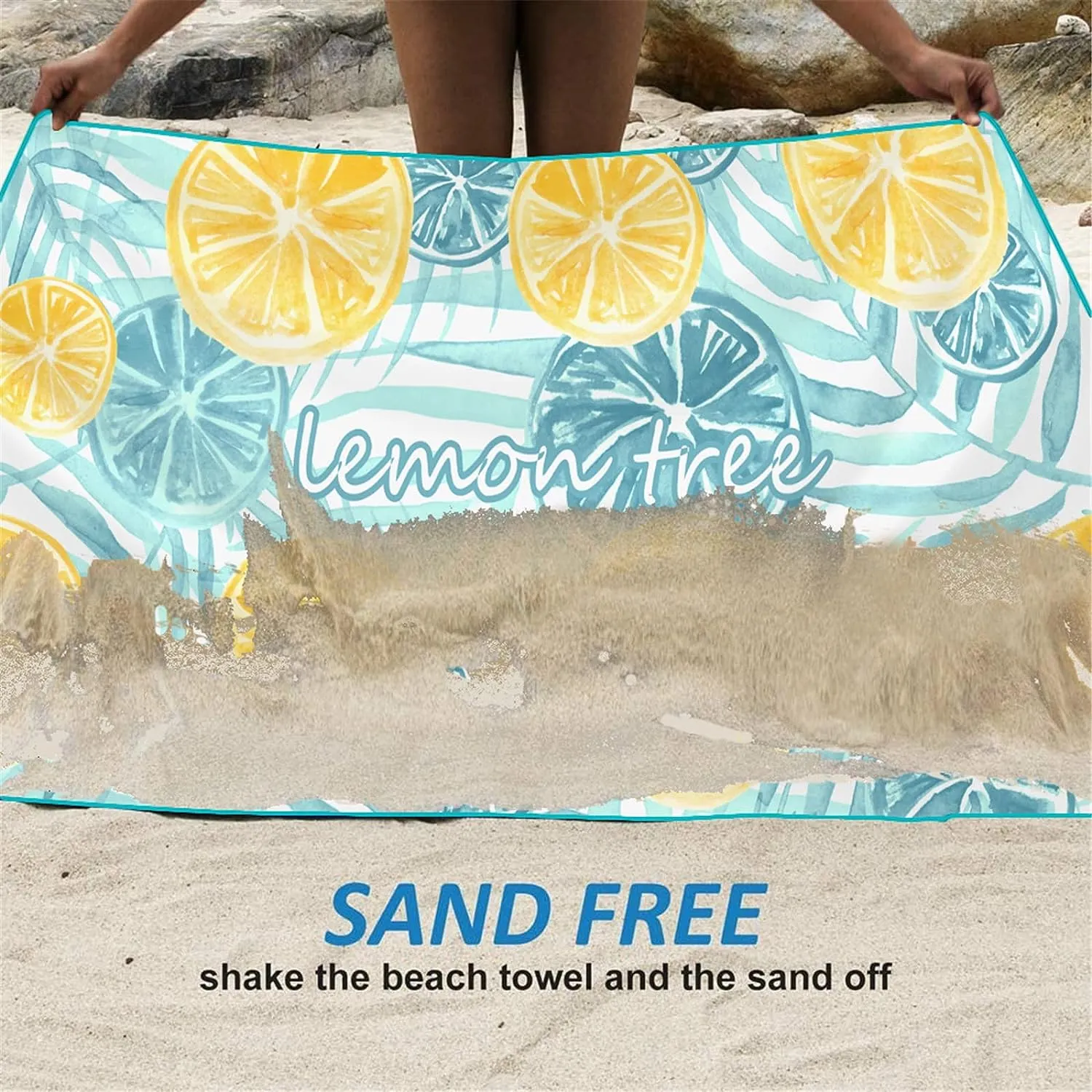 Extra Large Sand-Free Quick Drying Lightweight Beach Towel