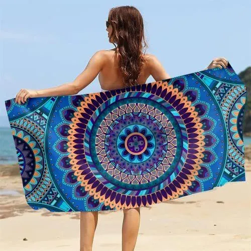 Extra Large Sand-Free Quick Drying Lightweight Beach Towel