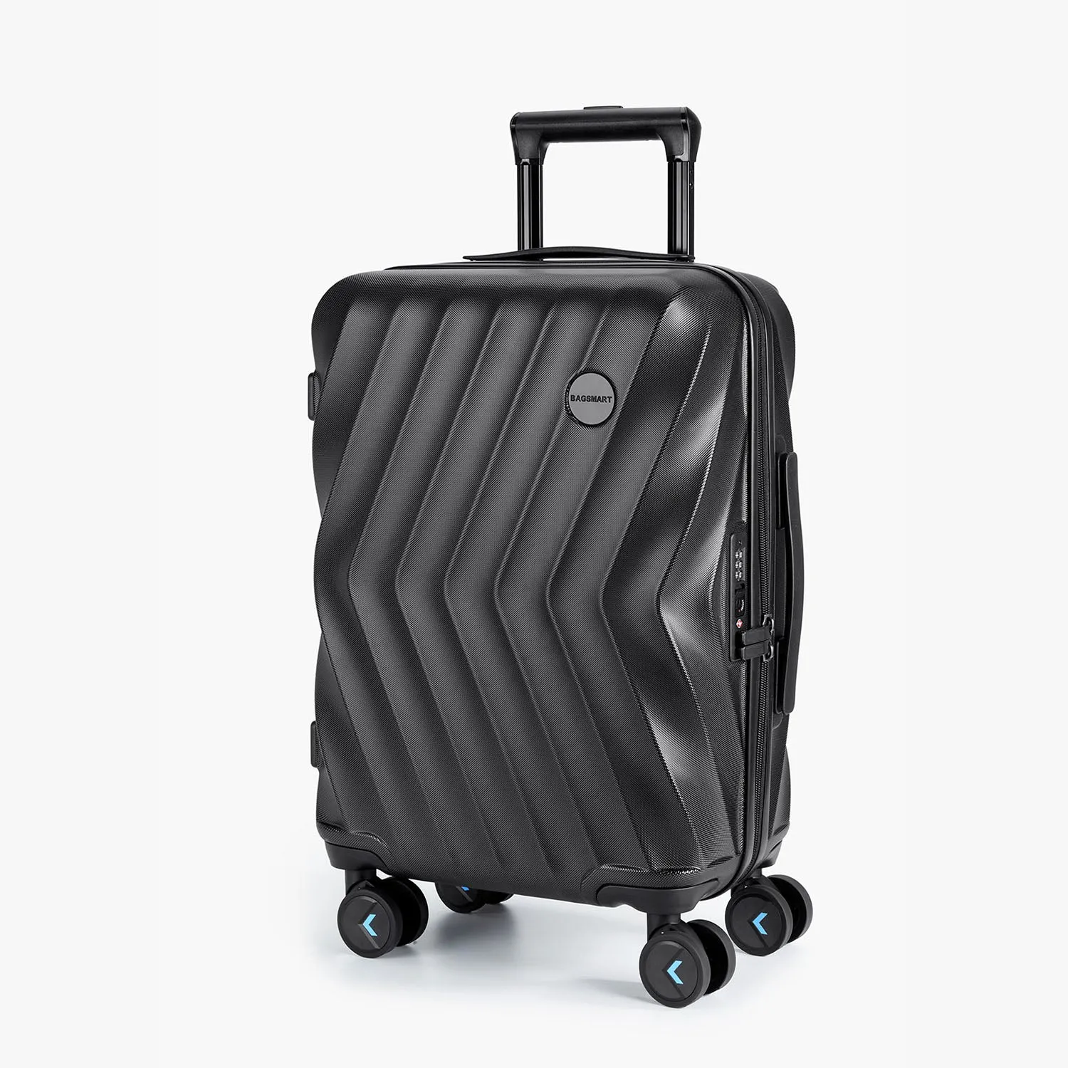 Globetrotter 21" Hardside Rolling Carry-on Stylish Suitcase