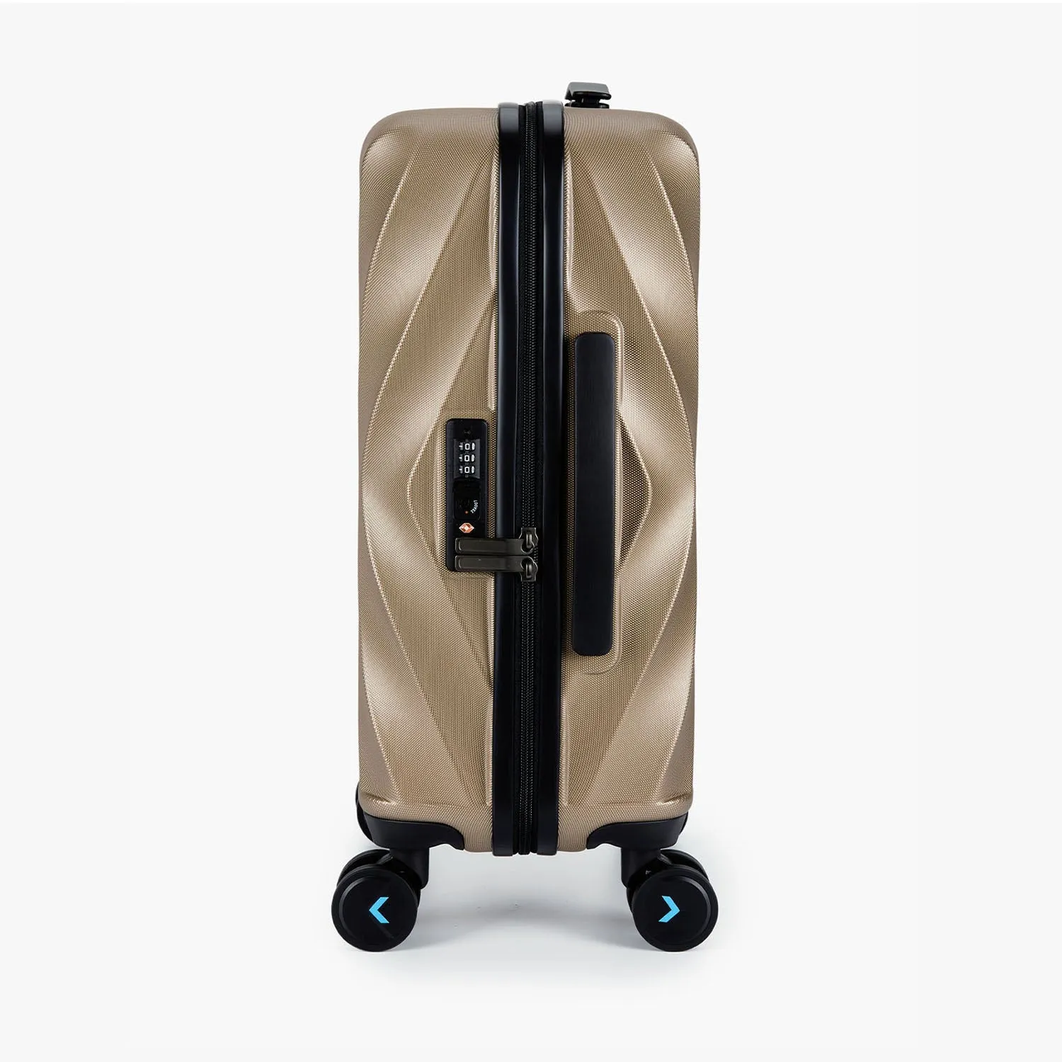 Globetrotter 21" Hardside Rolling Carry-on Stylish Suitcase