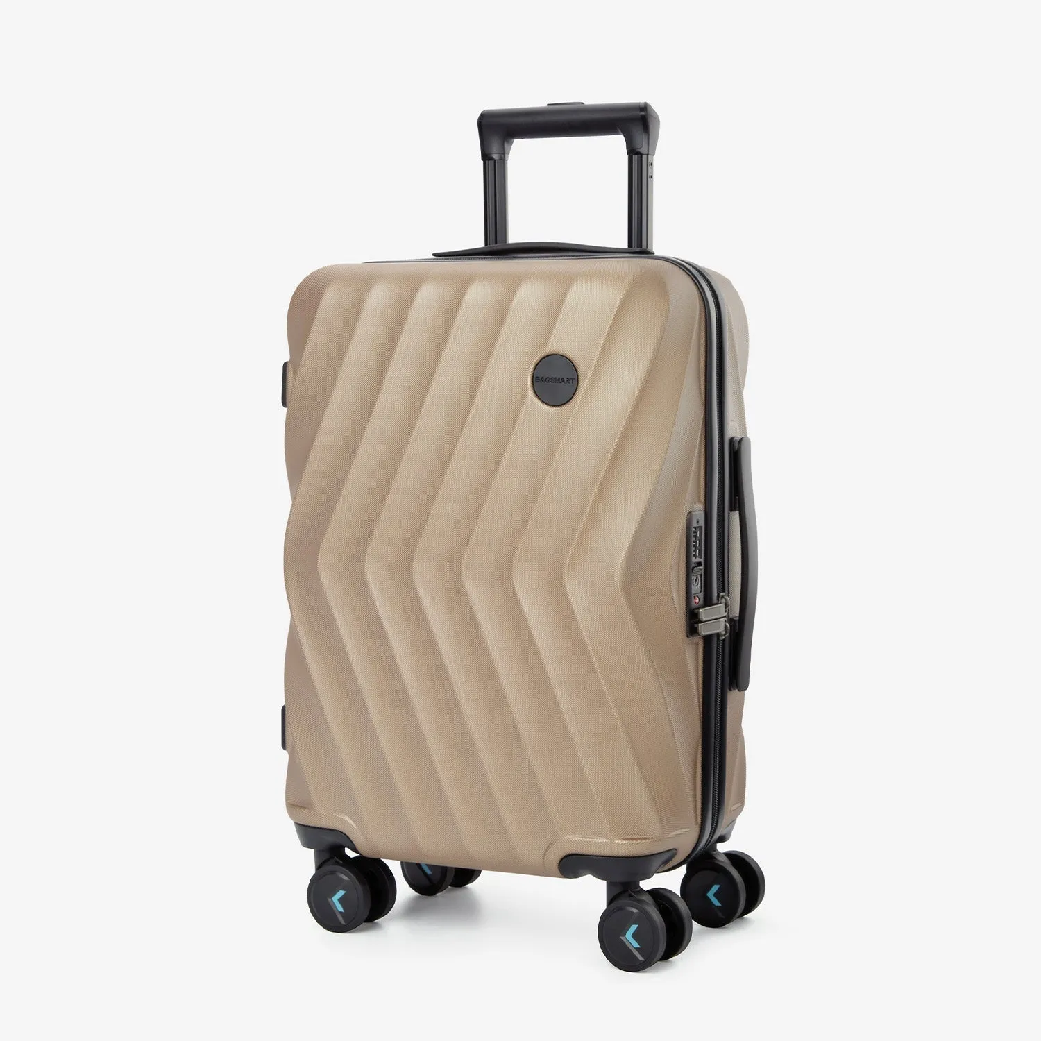 Globetrotter 21" Hardside Rolling Carry-on Stylish Suitcase