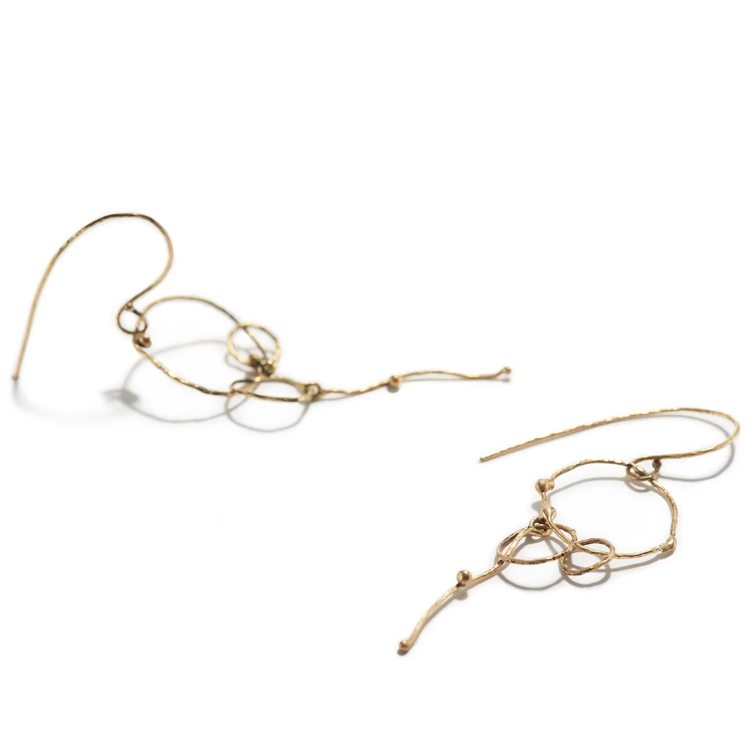 Gold Wire Earrings