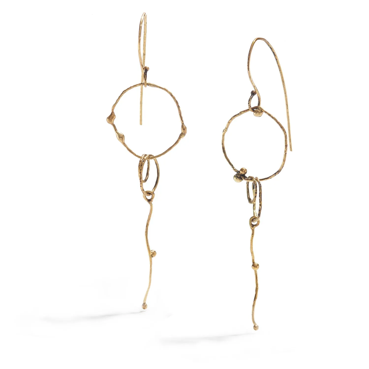 Gold Wire Earrings