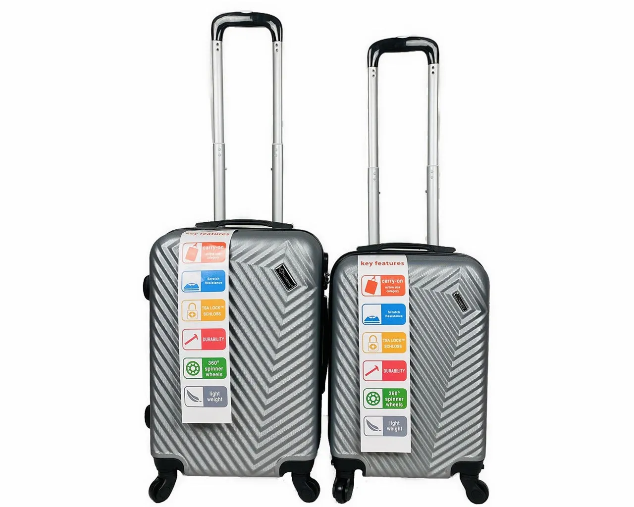 Hard Shell Lightweight Suitcase Set 18/20