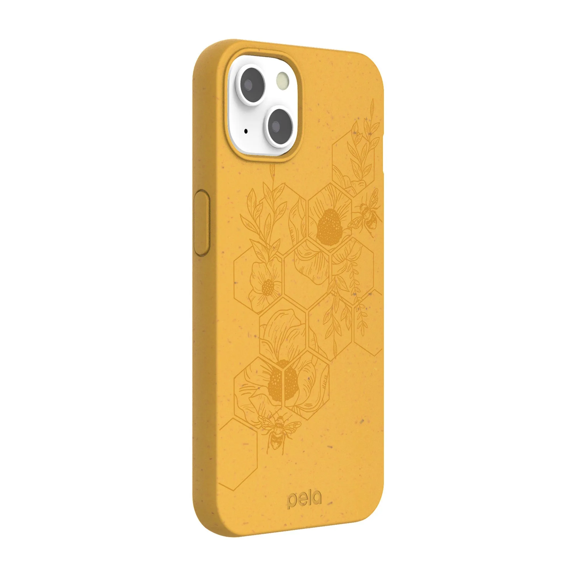 iPhone 13 Pela Yellow Honey Bee Edition Compostable Eco-Friendly Protective Case - 15-09007