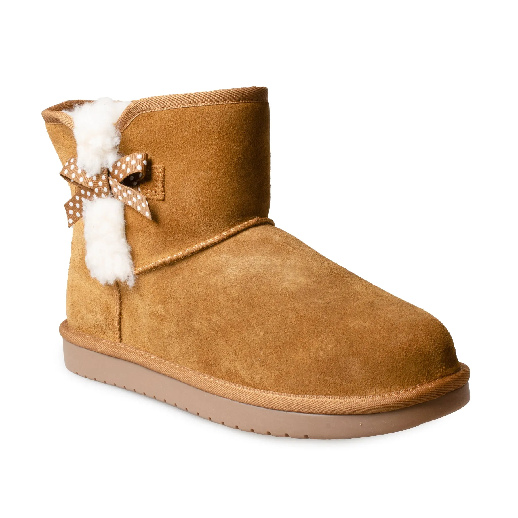 Koolaburra By UGG Victoria Mini Dots Chestnut Boots - Youth