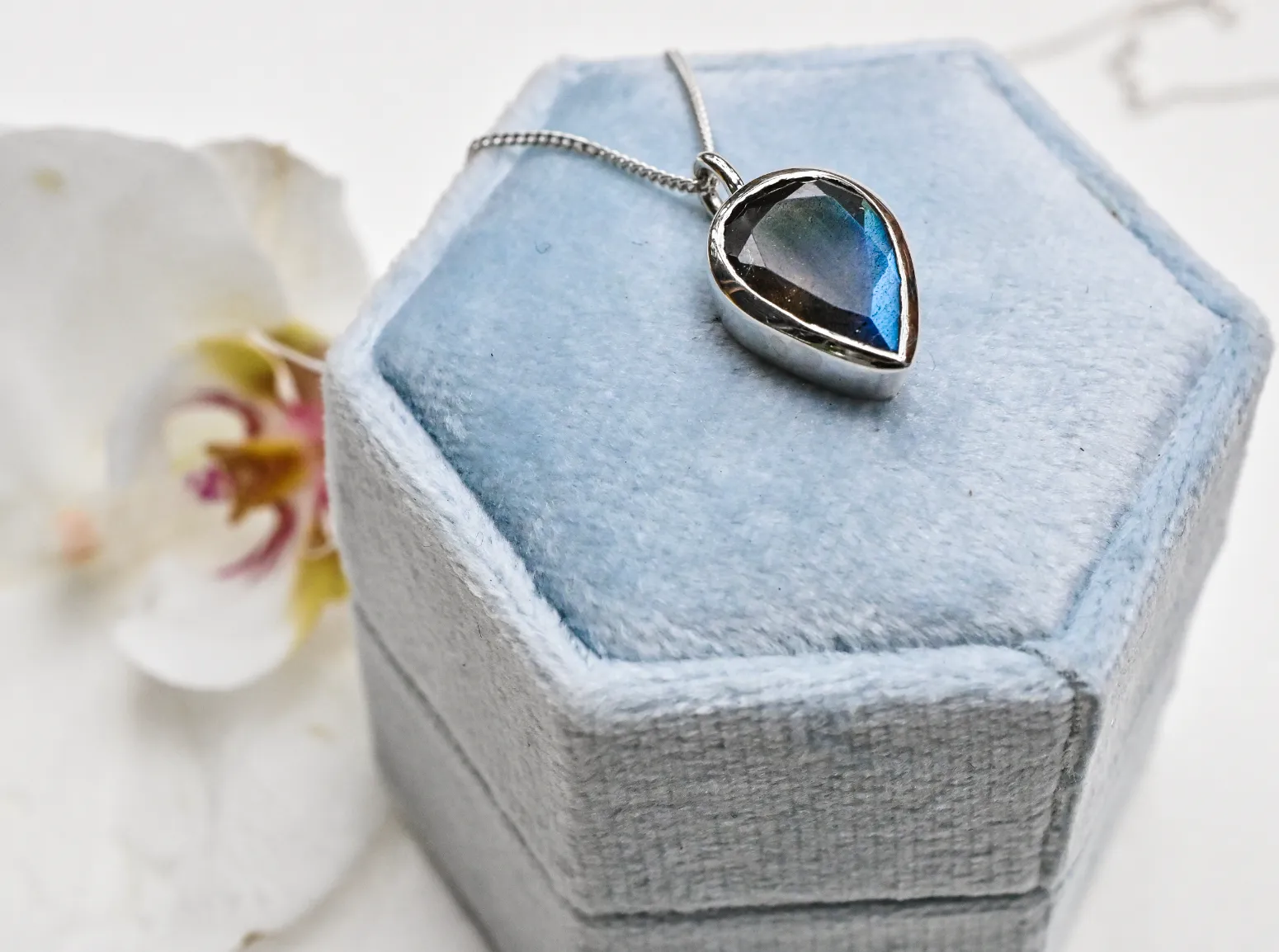 Labradorite Gem Drop Pendant