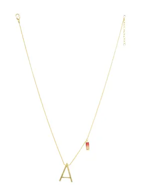 LETTERED LOVE NECKLACE