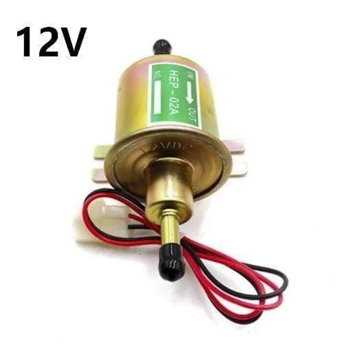 Low Pressure Universal Diesel Petrol Gasoline Electric Fuel Pump HEP-02A 12V 24V For Car Motorcycle