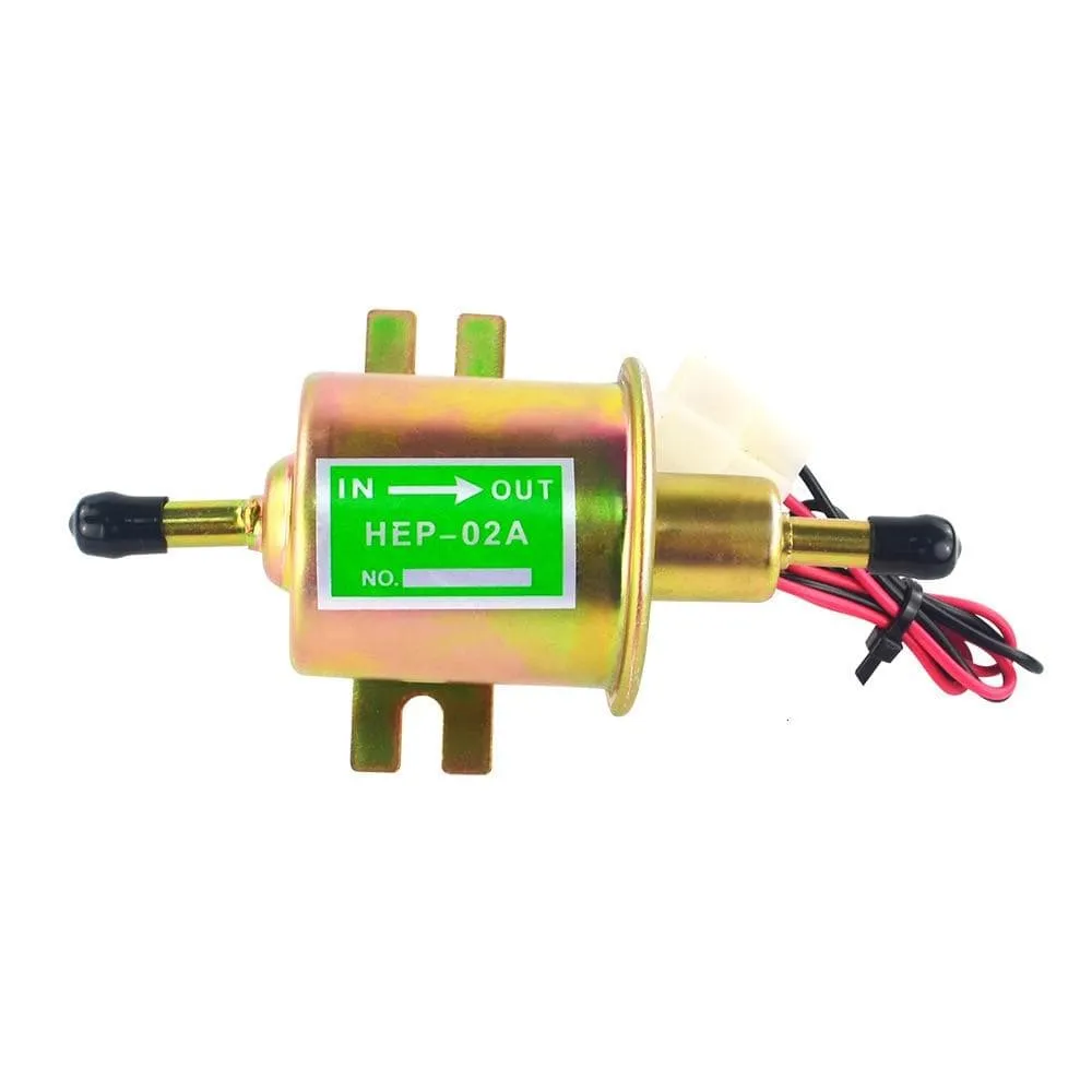 Low Pressure Universal Diesel Petrol Gasoline Electric Fuel Pump HEP-02A 12V 24V For Car Motorcycle