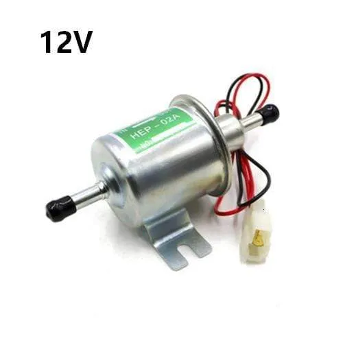 Low Pressure Universal Diesel Petrol Gasoline Electric Fuel Pump HEP-02A 12V 24V For Car Motorcycle