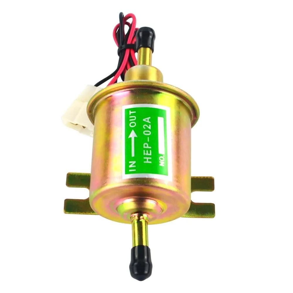 Low Pressure Universal Diesel Petrol Gasoline Electric Fuel Pump HEP-02A 12V 24V For Car Motorcycle