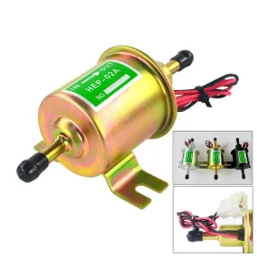 Low Pressure Universal Diesel Petrol Gasoline Electric Fuel Pump HEP-02A 12V 24V For Car Motorcycle