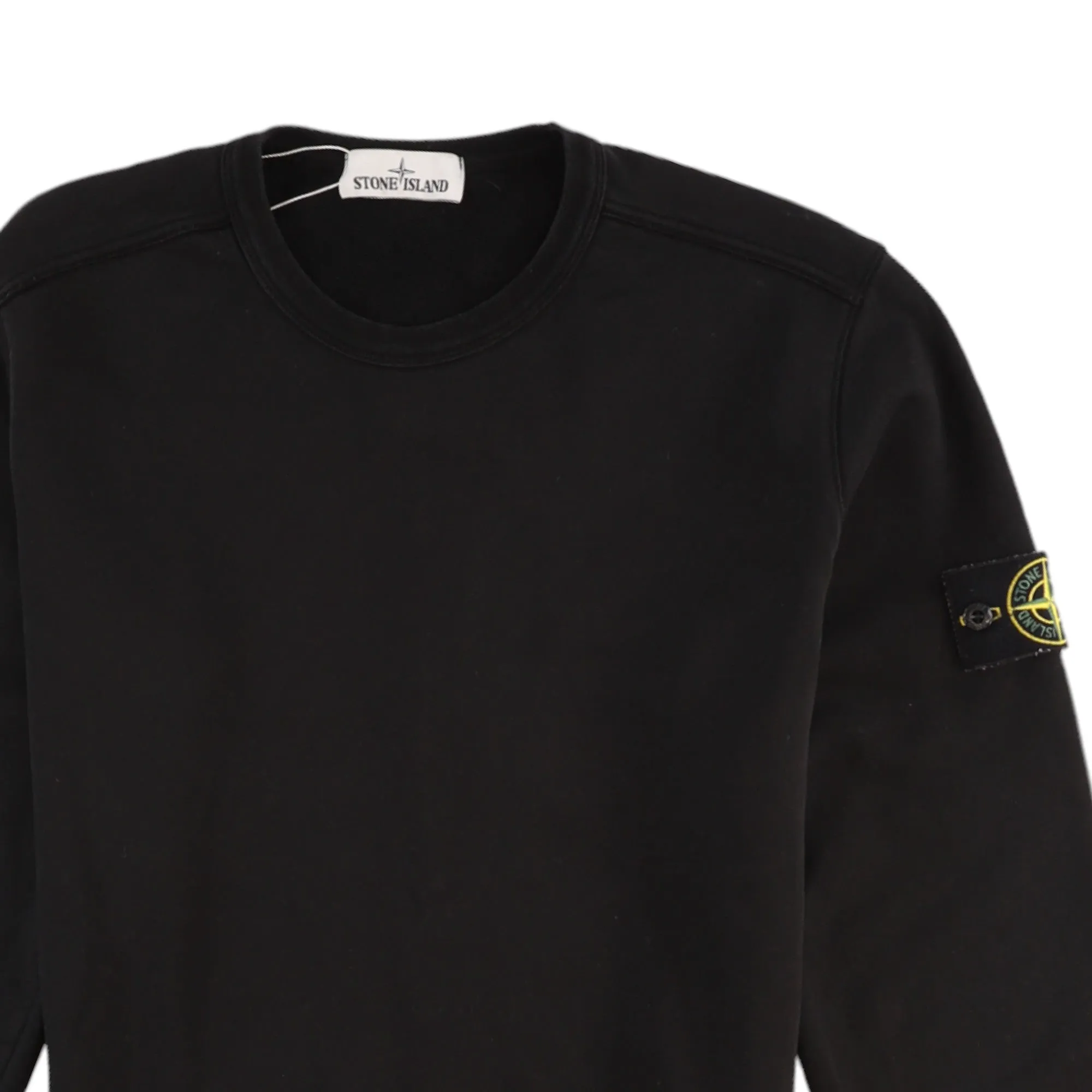 Men's Applique Logo Sweatshirt Black Size L