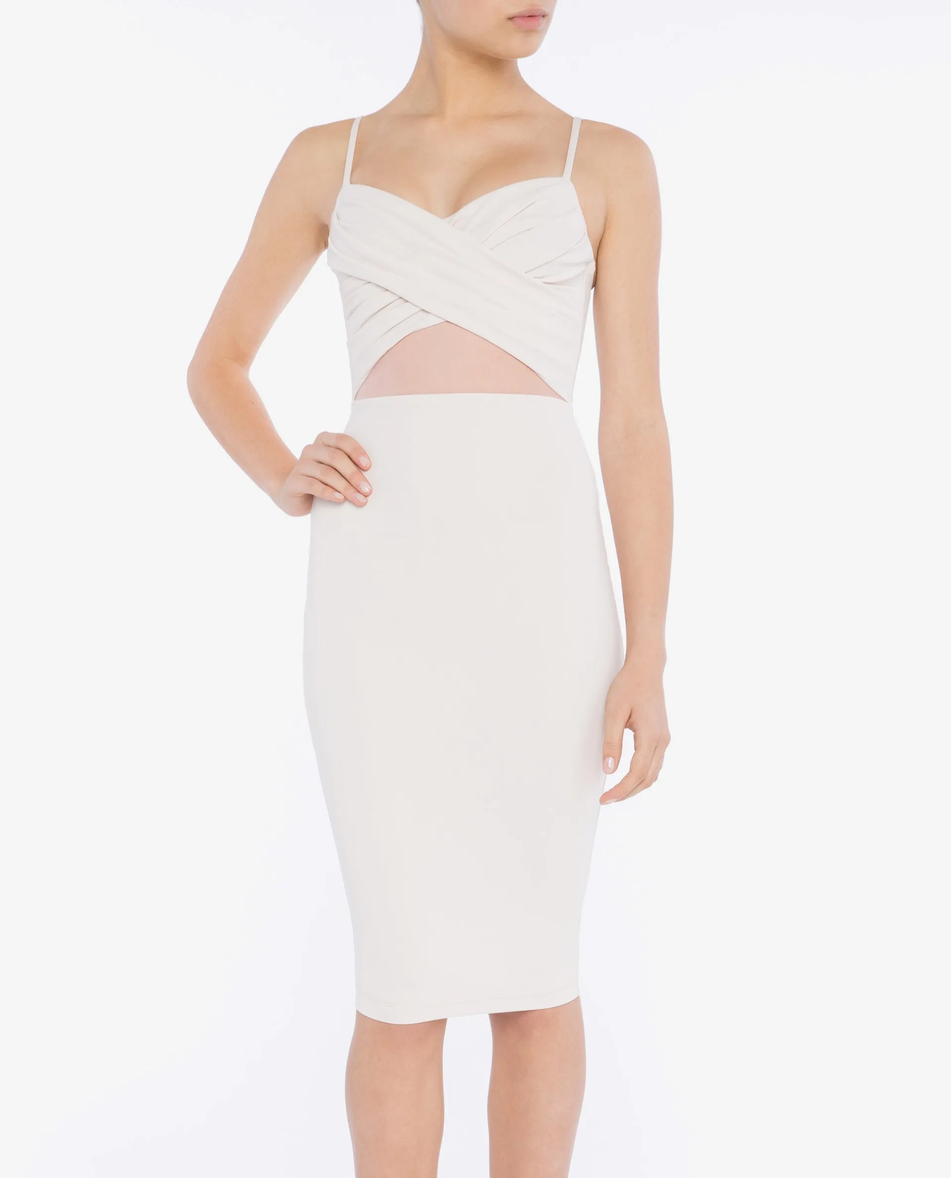 Modern Muse Twist Bustier Dress