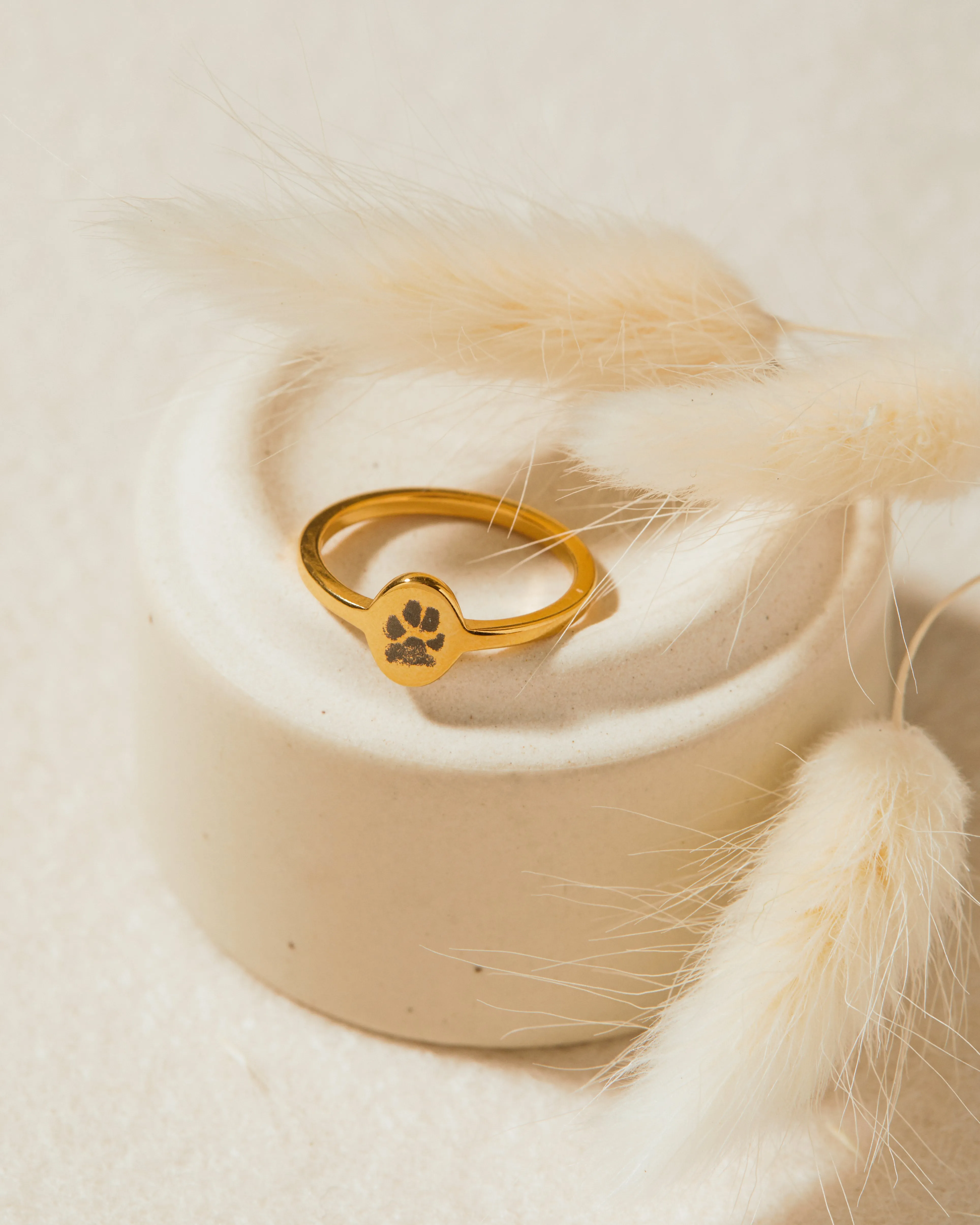 Paw Personalized Ring