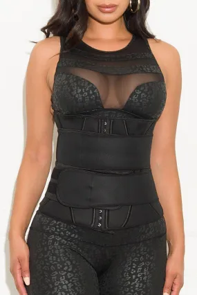 Power Belt And Waist Trainer Black