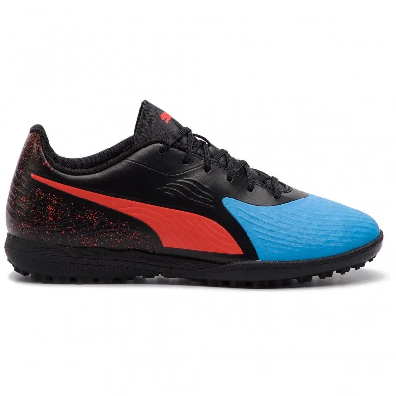 Puma soccer shoe One 19.4 TT 105495 01 light blue-red-black