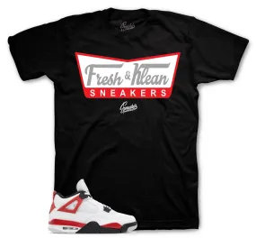 Retro 4 Red Cement Fresh & Krispy Shirt