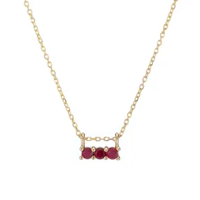 Ruby 3S Necklace