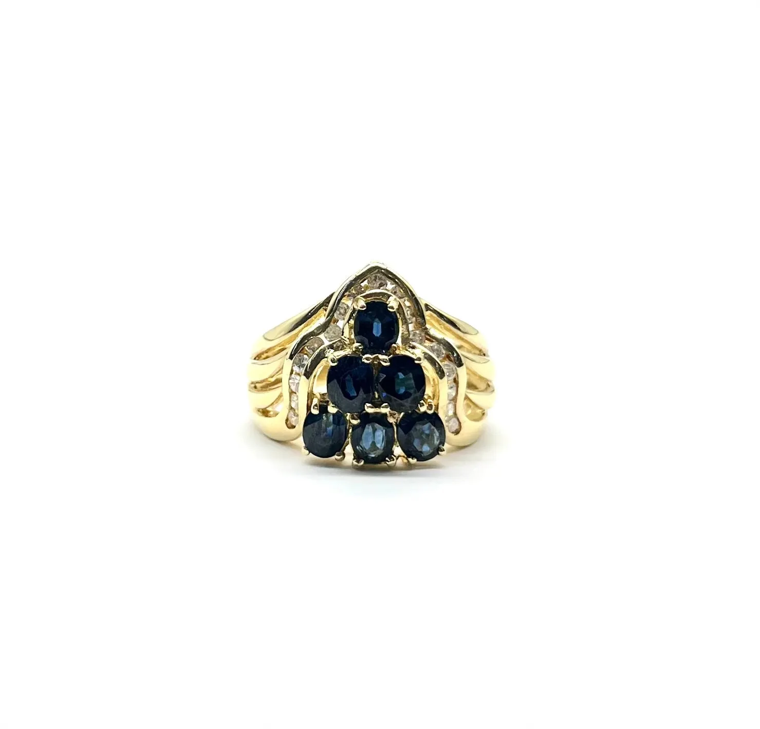 Sapphire and Diamond Ring